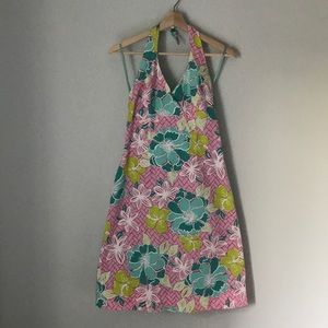 Lilly Pulitzer White Label Halter Dress